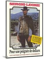 A Fistful of Dollars, French Movie Poster, 1964-null-Mounted Art Print