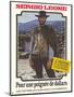 A Fistful of Dollars, French Movie Poster, 1964-null-Mounted Art Print