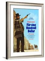 A Fistful of Dollars, German Movie Poster, 1964-null-Framed Art Print