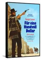 A Fistful of Dollars, German Movie Poster, 1964-null-Framed Stretched Canvas