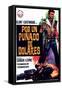 A Fistful of Dollars, Spanish Movie Poster, 1964-null-Framed Stretched Canvas