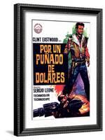 A Fistful of Dollars, Spanish Movie Poster, 1964-null-Framed Art Print