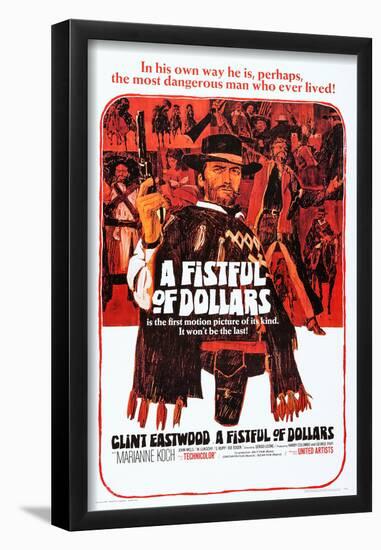 A Fistful of Dollars-null-Framed Poster