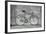 A Fixed-Gear Bicycle (Also Called Fixie) In Black And White With A Green Chain-Dutourdumonde-Framed Art Print