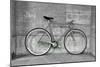 A Fixed-Gear Bicycle (Also Called Fixie) In Black And White With A Green Chain-Dutourdumonde-Mounted Art Print