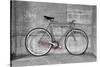 A Fixed-Gear Bicycle (Or Fixie) In Black And White With A Pink Chain-Dutourdumonde-Stretched Canvas