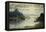 A Fjord Scene with Sailing Vessels-Adelsteen Normann-Framed Stretched Canvas