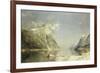 A Fjord Scene-Adelsteen Normann-Framed Giclee Print