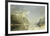 A Fjord Scene-Adelsteen Normann-Framed Giclee Print