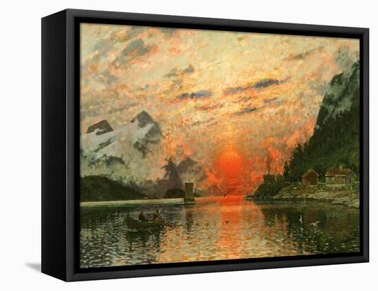 A Fjord-Adelsteen Normann-Framed Stretched Canvas
