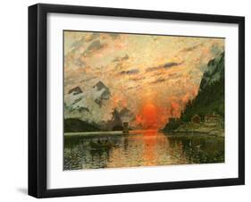 A Fjord-Adelsteen Normann-Framed Giclee Print