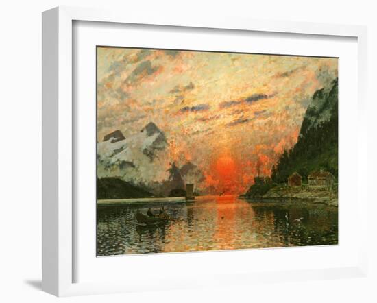 A Fjord-Adelsteen Normann-Framed Giclee Print