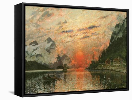 A Fjord-Adelsteen Normann-Framed Stretched Canvas