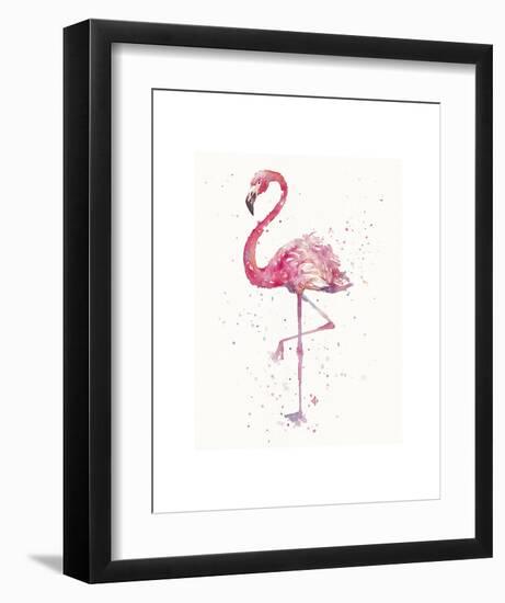 A Flamingo’s Fancy-Sillier than Sally-Framed Art Print