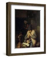 A Flautist, C1660-Adriaen Van Ostade-Framed Giclee Print