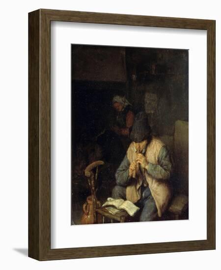 A Flautist, C1660-Adriaen Van Ostade-Framed Giclee Print