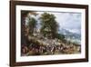 A Flemish Fair-Pieter Bruegel the Elder-Framed Premium Giclee Print