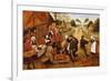 A Flemish Kermesse-Pieter Brueghel the Younger-Framed Premium Giclee Print