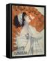 A Fleur De Levres Valse Waltz Sheet Music Cover-Clerice Freres-Framed Stretched Canvas