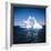 A Floating Iceberg in Disko Bay at Qeqertarsuaq (Godhavn), Greenland-null-Framed Photographic Print