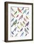 A Flock of Birds-Clara Wells-Framed Giclee Print