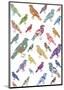 A Flock of Birds-Clara Wells-Mounted Giclee Print