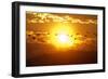 A Flock of Geese Fly at Sunrise in Boise, Idaho, USA-David R. Frazier-Framed Premium Photographic Print