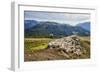 A Flock of Sheep in the Pastures of Mount Padrio, Orobie Alps, Valtellina, Lombardy, Italy, Europe-Roberto Moiola-Framed Photographic Print