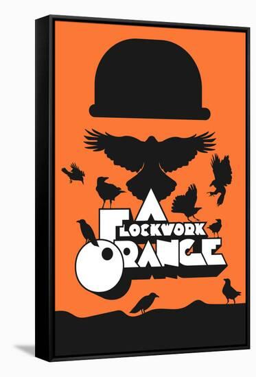 A Flockwork Orange-null-Framed Stretched Canvas