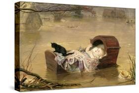 A Flood, 1870-John Everett Millais-Stretched Canvas