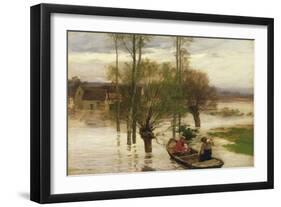 A Flood, 1876-Léon Augustin L'hermitte-Framed Giclee Print