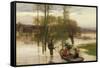 A Flood, 1876-Léon Augustin L'hermitte-Framed Stretched Canvas