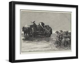 A Flood in the Fens-null-Framed Giclee Print