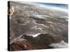 A Flooded Aram Chaos Region on the Planet Mars-Stocktrek Images-Stretched Canvas