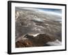 A Flooded Aram Chaos Region on the Planet Mars-Stocktrek Images-Framed Photographic Print