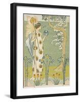 A Floral Fantasy-Walter Crane-Framed Premium Giclee Print