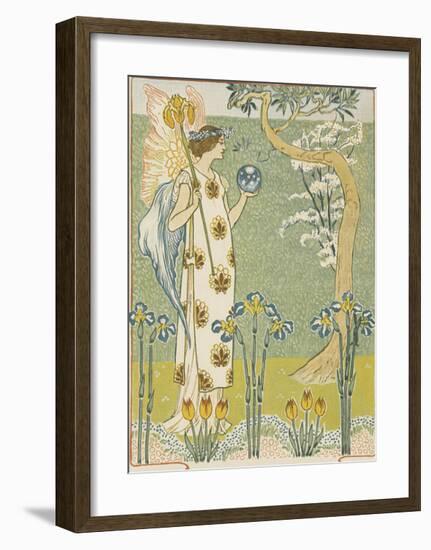 A Floral Fantasy-Walter Crane-Framed Premium Giclee Print