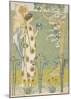 A Floral Fantasy-Walter Crane-Mounted Premium Giclee Print