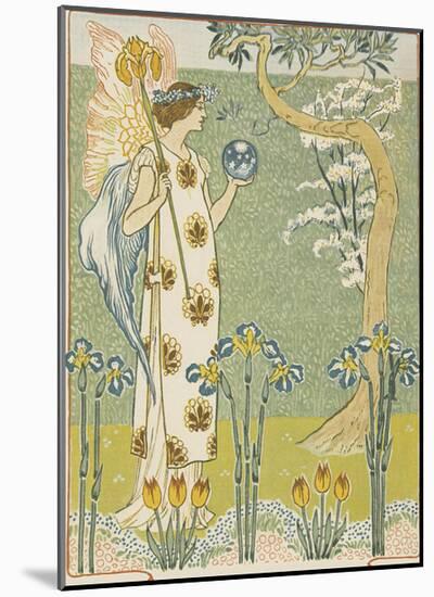A Floral Fantasy-Walter Crane-Mounted Premium Giclee Print