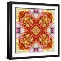 A Floral Mandala with Seahells-Alaya Gadeh-Framed Photographic Print