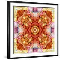 A Floral Mandala with Seahells-Alaya Gadeh-Framed Photographic Print