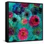 A Floral Montage from Blossoms and Drawing-Alaya Gadeh-Framed Stretched Canvas