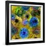 A Floral Montage from Blossoms and Drawing-Alaya Gadeh-Framed Photographic Print