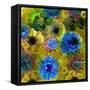 A Floral Montage from Blossoms and Drawing-Alaya Gadeh-Framed Stretched Canvas