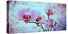 A Floral Montage from Orchid and Spring Trees-Alaya Gadeh-Stretched Canvas