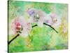 A Floral Montage, Layer Work from Blooming Flowers-Alaya Gadeh-Stretched Canvas