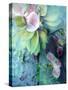 A Floral Montage of Dahlia and Orchid-Alaya Gadeh-Stretched Canvas