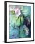 A Floral Montage of Dahlia and Orchid-Alaya Gadeh-Framed Photographic Print