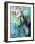 A Floral Montage of Dahlia and Orchid-Alaya Gadeh-Framed Photographic Print