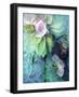 A Floral Montage of Dahlia and Orchid-Alaya Gadeh-Framed Photographic Print